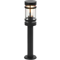 QAZQA Smart utomhuslampa svart 50 cm IP44 inkl. Wifi ST64 - Gleam