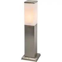 QAZQA Smart utomhuslampa 45 cm stål inkl WiFi P45 - Malios