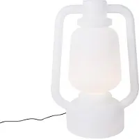 QAZQA Smart golvlampa vit 110 cm inkl Wi-Fi G95 - Storm Extra Large