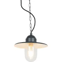 QAZQA Smart utomhus hänglampa antracit IP44 inkl. WiFi ST64 - Kansas Graphite