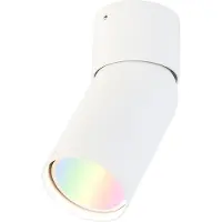 QAZQA Smart spotlight vit justerbar inkl. Wifi GU10 - Falo