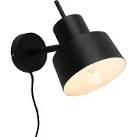 QAZQA Smart vägglampa svart inkl. Wifi A60 - Chappie