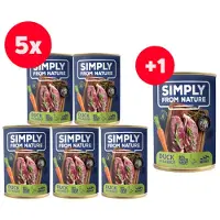Simply From Nature Anka med morot 3 x 400 g