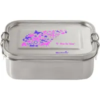 Step by step matlåda i rostfritt stål “Purple & Rose”