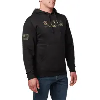 5.11 Tactical Woodland Camo Fill Hoodie - Svart (Storlek: Medium)