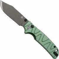 QSP Knife Kali QS159-E2 Ceramic Coated 14C28N Green Aluminum, pocket knife, Keanu Alfaro design