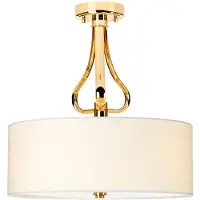ELSTEAD Taklampa Falmouth, Mässing / guld, Vardagsrum / matsal, Metall, Modern, Taklampa