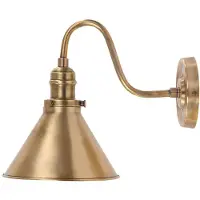 ELSTEAD Vägglampa Provence, dimbar, Mässing / guld, Vardagsrum / matsal, Metall, Vägglampa, vägglampa inomhus