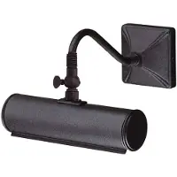 Elstead Lighting Tavelbelysning Picture Lights svart, 19 cm Lights, dimbar, Svart, Vardagsrum / matsal, Metall, Antik, Vägglampa, vägglampa inomhus