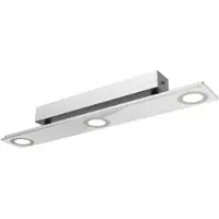 Evotec LED taklampa Pano, Aluminium / grå / zink, Vardagsrum / matsal, Rostfritt stål, Modern, LED-taklampa