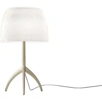 Foscarini Design bordslampa Lumiere, dimbar, Vitt / opal, Vardagsrum / matsal, Glas, Design, Bordslampa