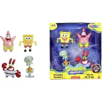 Jada Svampbob Fyrkant Set Med 4 Metallfigurer 7 Cm