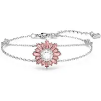 Swarovski Sunshine Rhodiumpläterat Armband Damarmband Rosa 5642968 Box (Random Color),F,Pink