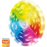 Ginza.se LogiLink: Smart RGB+CCT (RGB + Varm-kallvit) Light-strip 5m WiFi Tuya