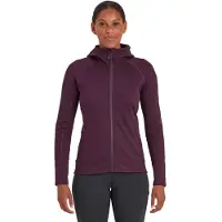 Montane F Protium Hoodie, fleecetröja, dam, mörklila