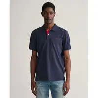 Gant Reg Contrast Rugger Kortärmad Polotröja