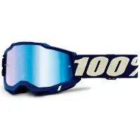100% ACCURI 2 DEEPMARINE skidglasögon (anti-dimma, LT 88–92%)