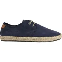 Pepe Jeans för män. PMS10314 Tourist Claic skor i marinblått läder (43), Hud, Karta, Nyckelband, Casual, Hållbar, Marino