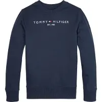 Tommy Hilfiger Sweatshirt - Essential - Organic - Twilight Marin - - 5 år (110) - Sweatshirt