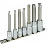 JBM Set Of 7 3/8´´ And 1/2´´ S Torx-bits