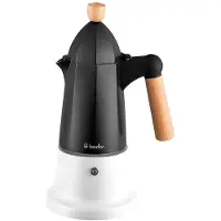 Jamon Cafétière Benetton Aluminium Bois de hêtre svart