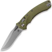 Microtech Amphibian 137RL-10FLGTOD, Stonewashed M390MK, Fluted Olive Drab G10 pocket knife