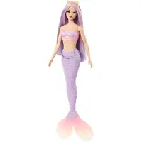 Barbie Sjöjungfrudockor med Fantasihår och Huvudbandsaccessoarer