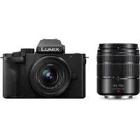 Panasonic Lumix G 100D 12-32mm +45-150mm, 20,3 MP, 5184 x 3888 pixlar, MOS, Full HD, Pekskärm, Svart