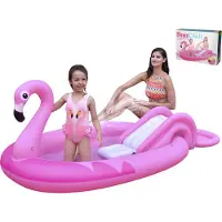 Intex barnpool lekplats Flamingo 213x123x78 cm 57172