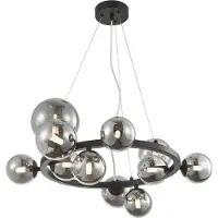 LUCANDE Taklampa , Naelen, dimbara, Grå, Kök, Metall, Modern