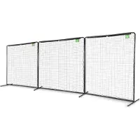 Exit Backstop Net 900, Svart, Fotboll, Metall, Galvaniserad, Svart, 3 styck
