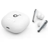 Anker Soundcore Liberty 4 NC - True wireless-hörlurar med mikrofon - inuti örat - Bluetooth - aktiv brusradering - klarvit