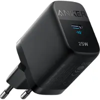 Anker 312 Ace 25W USB-C-väggladdare - PowerIQ 3.0, Power Delivery - Svart