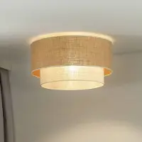 Duolla Taklampa Boho Jute , dimbar, Brun / rost, Vardagsrum / matsal, Textil / tyger / siden, Taklampa