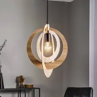 Sigma Hänglampa Glam , dimbar, Ljust trä, Vardagsrum / matsal, Trä, Modern, Pendellampa