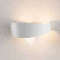 Selene Design vägglampa SCUDO, dimbar, Vitt / opal, Hall, Metall, Vägglampa, vägglampa inomhus