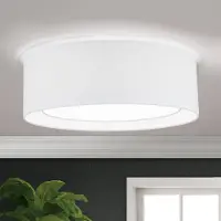 Orion Taklampa Mars, dimbar, Vitt / opal, Vardagsrum / matsal, Textil / tyger / siden, Modern, Taklampa