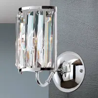 Orion Kristall vägglampa Gstaad, dimbar, Genomskinlig / transpare, Vardagsrum / matsal, Kristall, Vägglampa, vägglampa inomhus