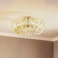 Schuller Valencia Kristall taklampa ARIADNA, Creme / bärnsten, Vardagsrum / matsal, Metall, Modern, Taklampa