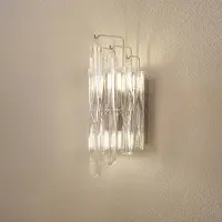 Schuller Valencia Vägglampa MANACOR, Genomskinlig / transpare, Vardagsrum / matsal, Kristall, Modern, Vägglampa, vägglampa inomhus