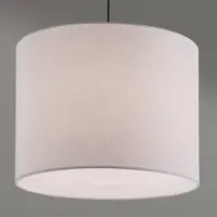 Orion Hänglampa Artak, dimbar, Vitt / opal, Vardagsrum / matsal, Textil / tyger / siden, Modern, Pendellampa