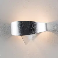 Selene Design vägglampa SCUDO, dimbar, Förkromad / silver, Hall, Metall, Modern, Vägglampa, vägglampa inomhus