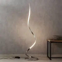 Mantra-Iluminacion LED golvlampa Nur, dimbar, Förkromad / silver, Vardagsrum / matsal, Metall, Modern, LED-golvlampa