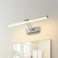 LINDBY Vägglampa Sanya , Förkromad / silver, Badrum, Metall, Modern, Vägglampa, sänglampa, sänglampa vägg