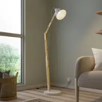 Lamkur Golvlampa Skansen , Ljust trä, Vardagsrum / matsal, Trä, Industriell design, Golvlampa