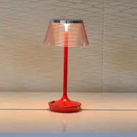 Aluminor LED bordslampa La Petite Lamp, Röd, Vardagsrum / matsal, Syntetmaterial, Design, LED-bordslampa