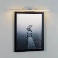 MCJ Vägglampa Miroir , Aluminium / grå / zink, Badrum, Aluminium / grå / zink, Modern, Vägglampa, sänglampa, sänglampa vägg
