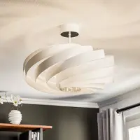 Domiluce Taklampa Vento , dimbar, Vitt / opal, Vardagsrum / matsal, Metall, Modern, Taklampa