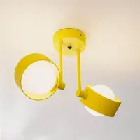 Argon Taklampa Mado , dimbar, Gul / orange, Vardagsrum / matsal, Metall, Modern, Taklampa