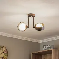 Argon Taklampa Mado , dimbar, Svart, Vardagsrum / matsal, Metall, Modern, Taklampa